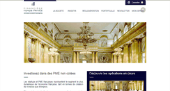 Desktop Screenshot of financiere-fondsprives.com