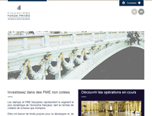 Tablet Screenshot of financiere-fondsprives.com